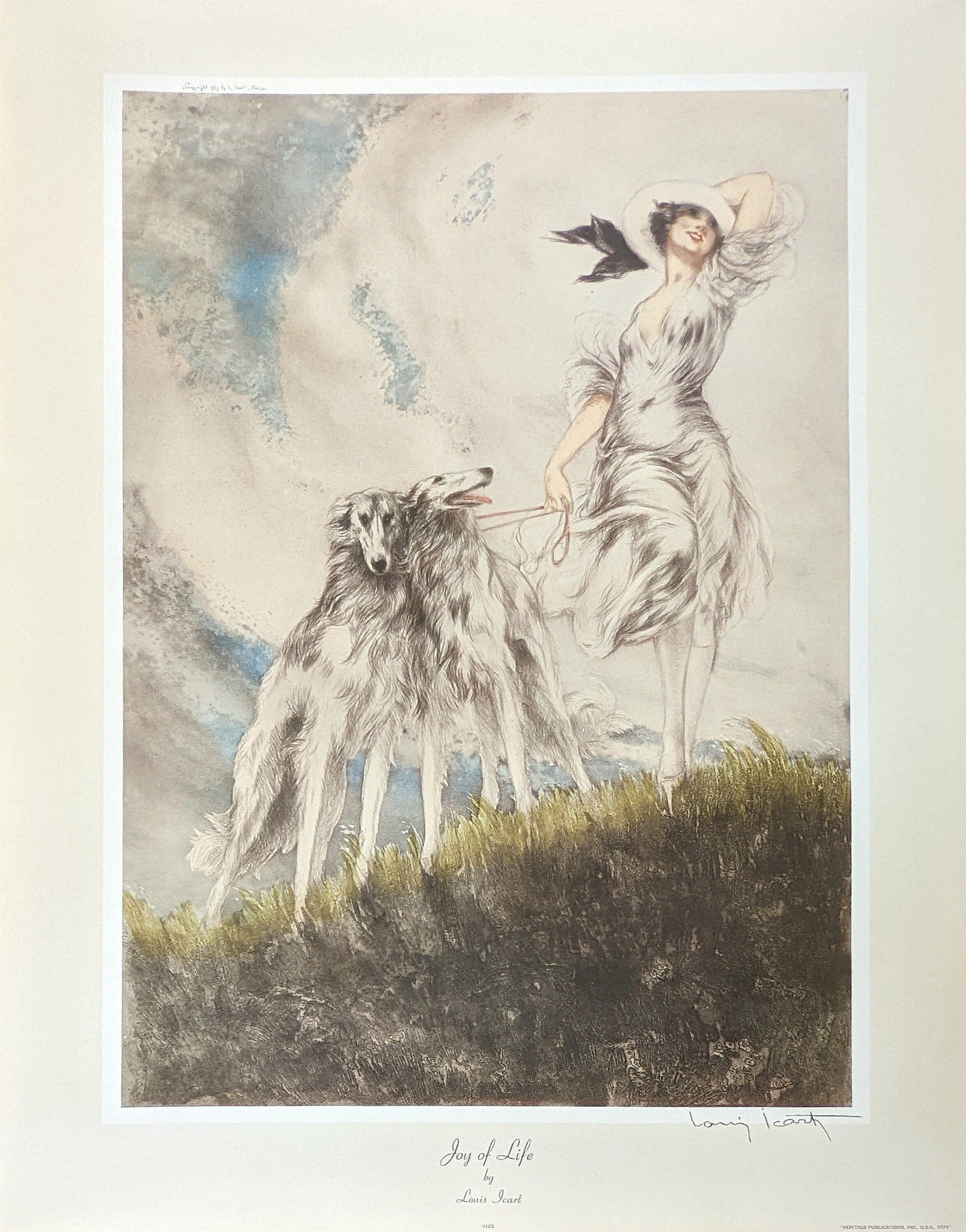 Vintage French Art Deco Wall Art | 