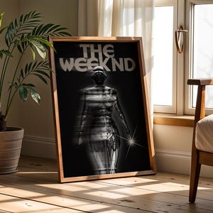 The Weeknd Poster | Matte Vertical Art Print | Music Lover Gift