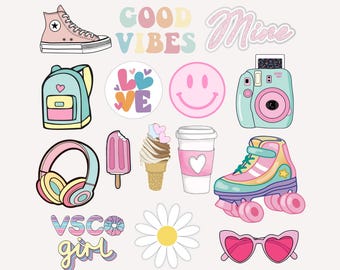 Custom Good Vibes Cake Topper: Digital PNG File (Printable, Teenage Theme)