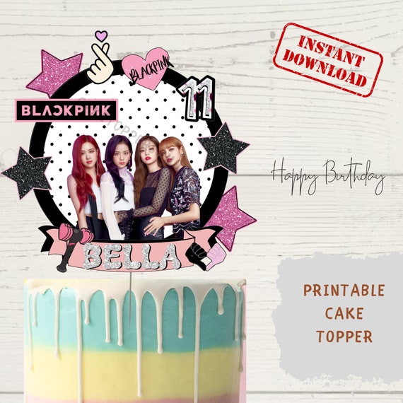 Blackpink and BTS themed set cake topper (customized) | Shopee Philippines-sgquangbinhtourist.com.vn