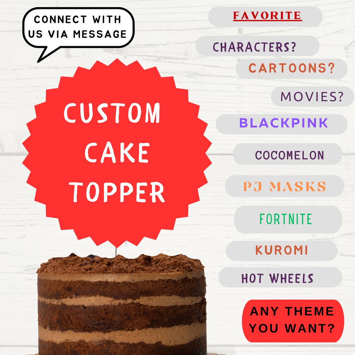 DIGITAL FAIRY MAGIC Themed Cake Topper - Fairy Magic Digital Printable ...