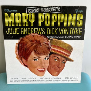 Vintage Mary Poppins Vinyl Record