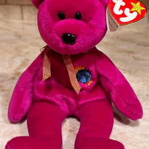 Very Rare TY Beanie BABY Millennium Tag Errors