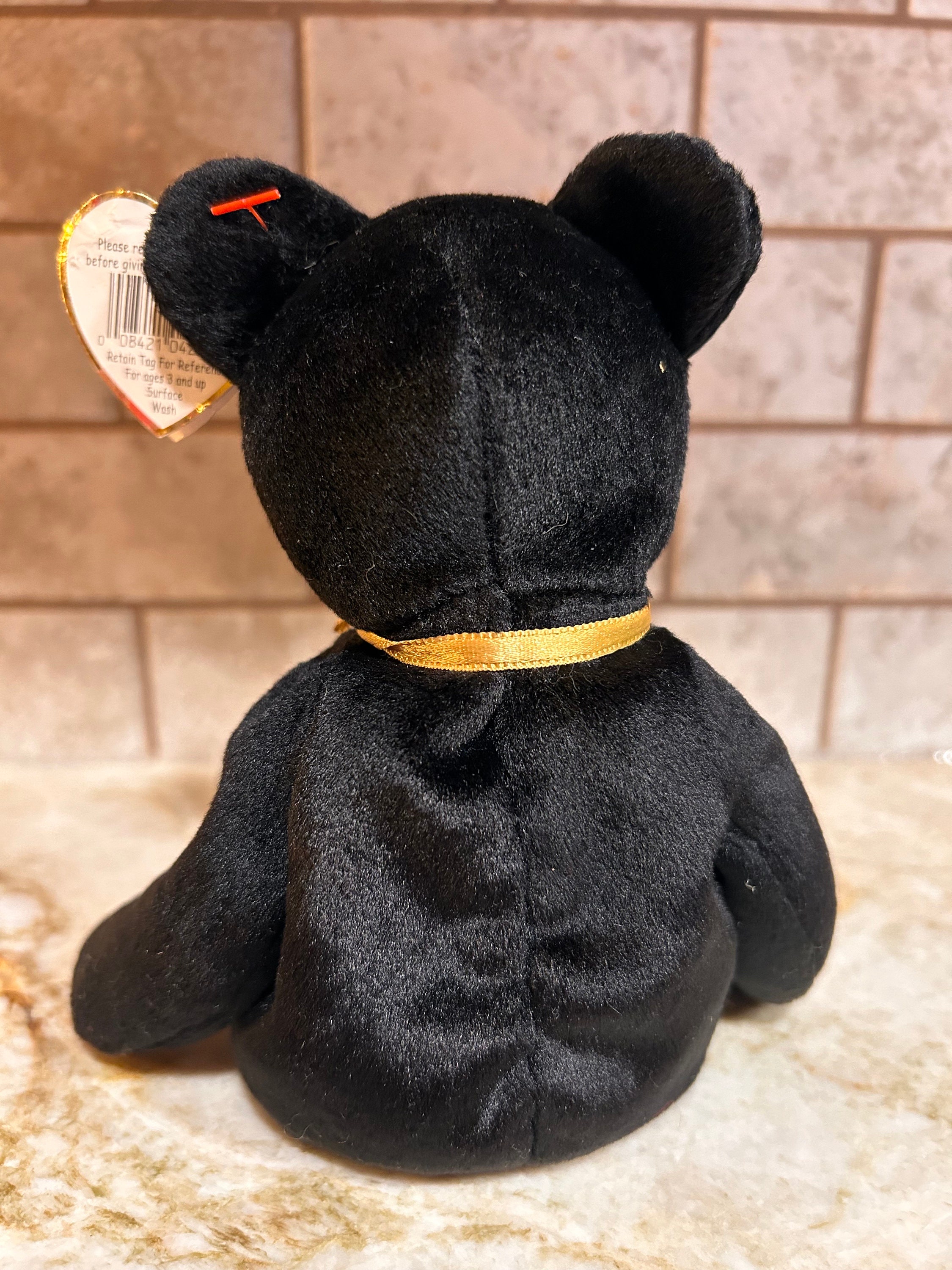 Original TY Extremely Rare 1999 the End Beanie Baby Bear Collectible