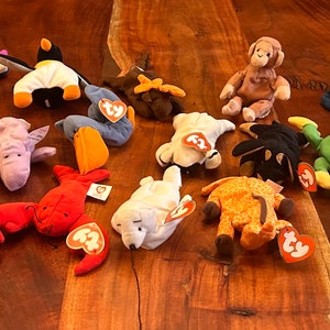 Bundle of Ty Teenie Bernie Babies from McDonalds in the 1990s!
