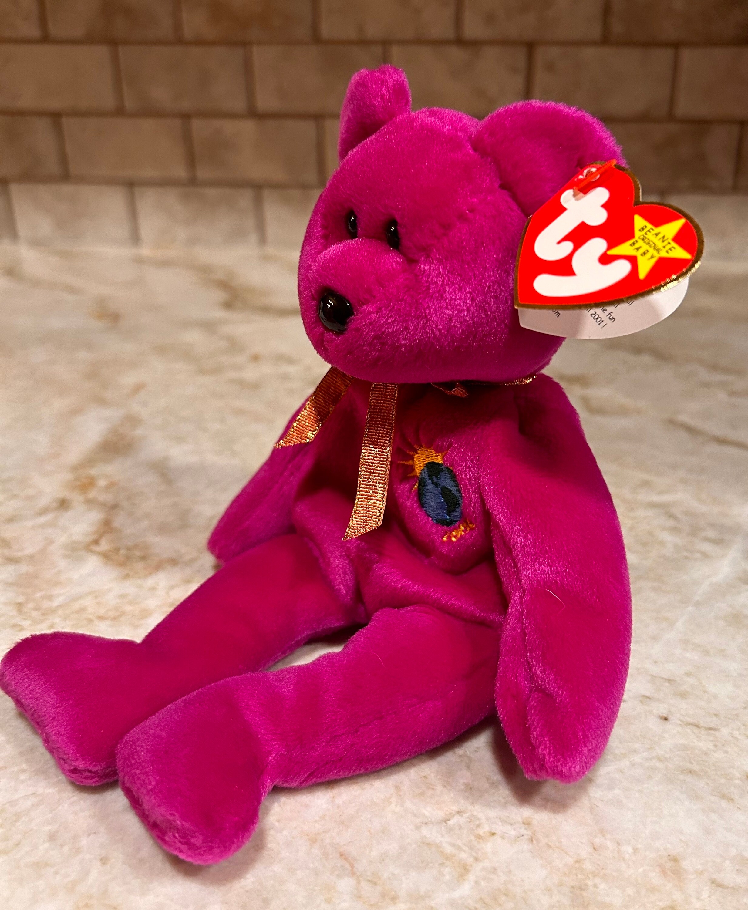 Beanie Baby Trading Card - Holographic Millennium the Bear