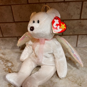 Rare 1st Edition Halo TY Beanie Baby with multiple errors