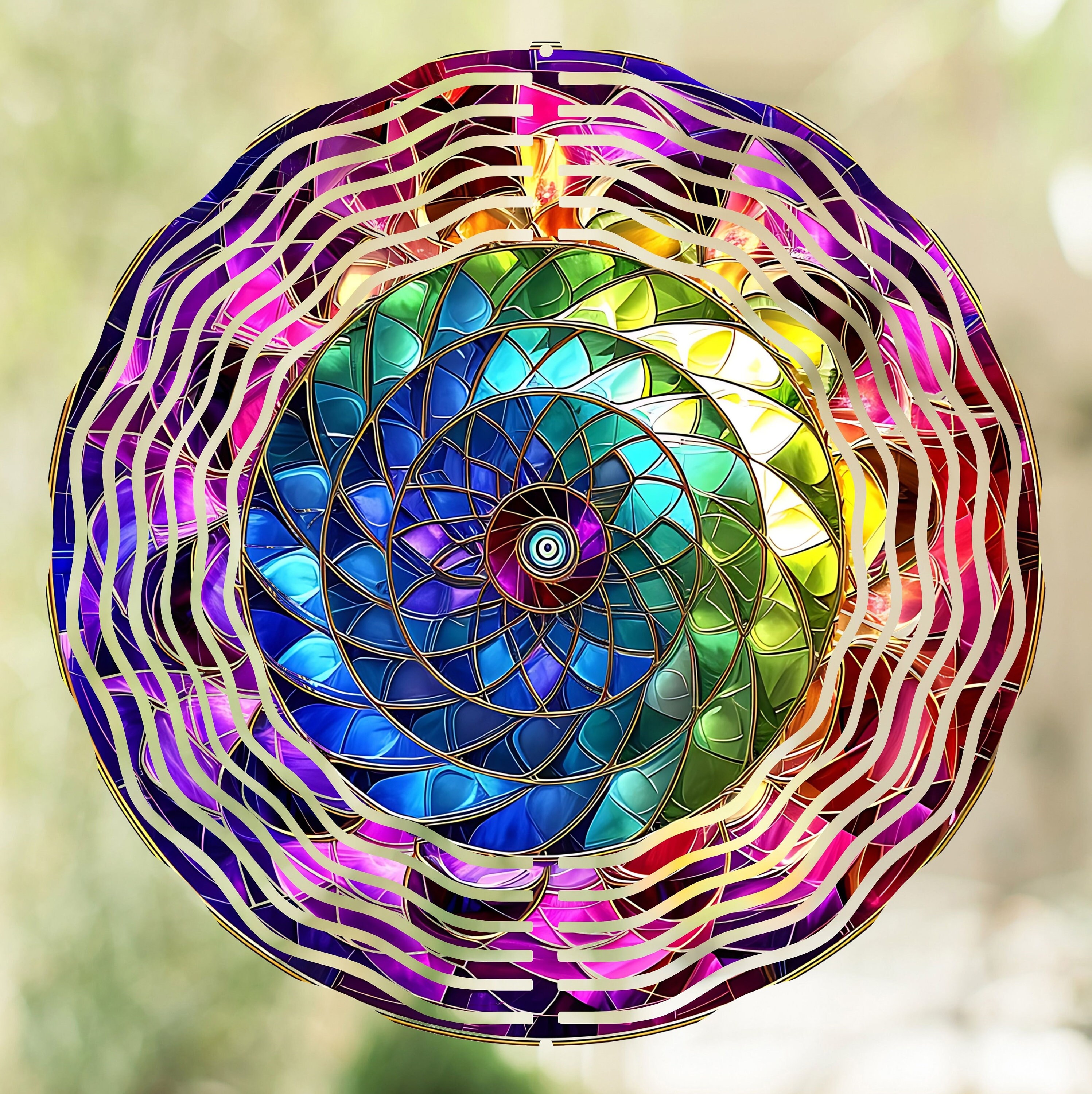 Spring Spiner's Kaleidoscope Wind Spinner PNG, Spring Wind Spinner Sublimation Design ...