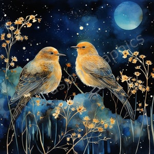 Ensemble de cliparts jaune paruline, aquarelle oiseau chanteur, téléchargement immédiat, nouvelles illustrations de paruline du monde, illustration d'oiseau, BSB1