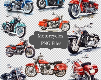 Harley Chopper Bike 1936 1965 1991 Motorräder Clip Art Sammlung Wand Digitale Kunst Poster Party Dekoration Einladung Sublimation Männer Höhle, DM1