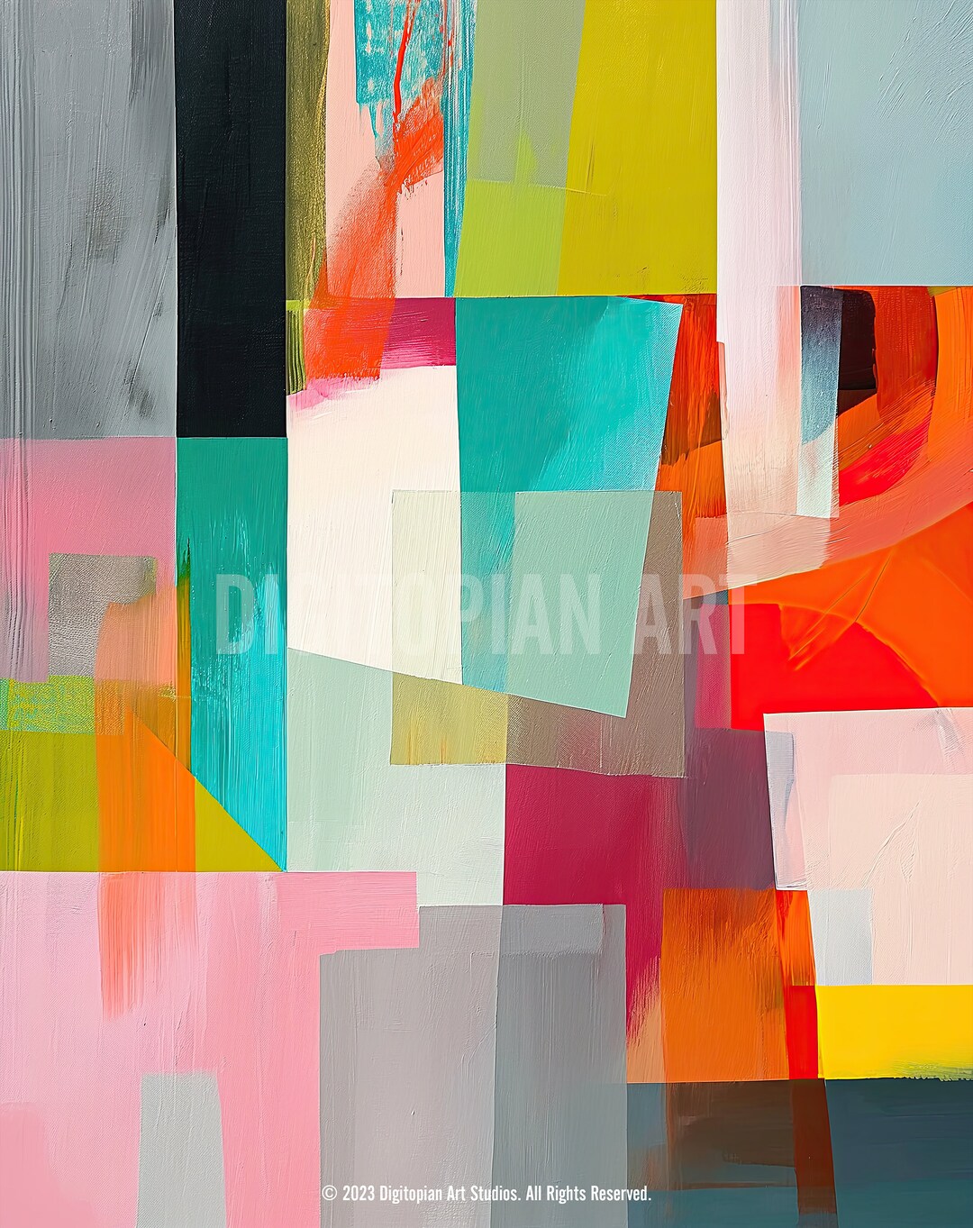 Series 8 of 9, Harmonic Dissonance A Study in Contrast and Balance Etsy