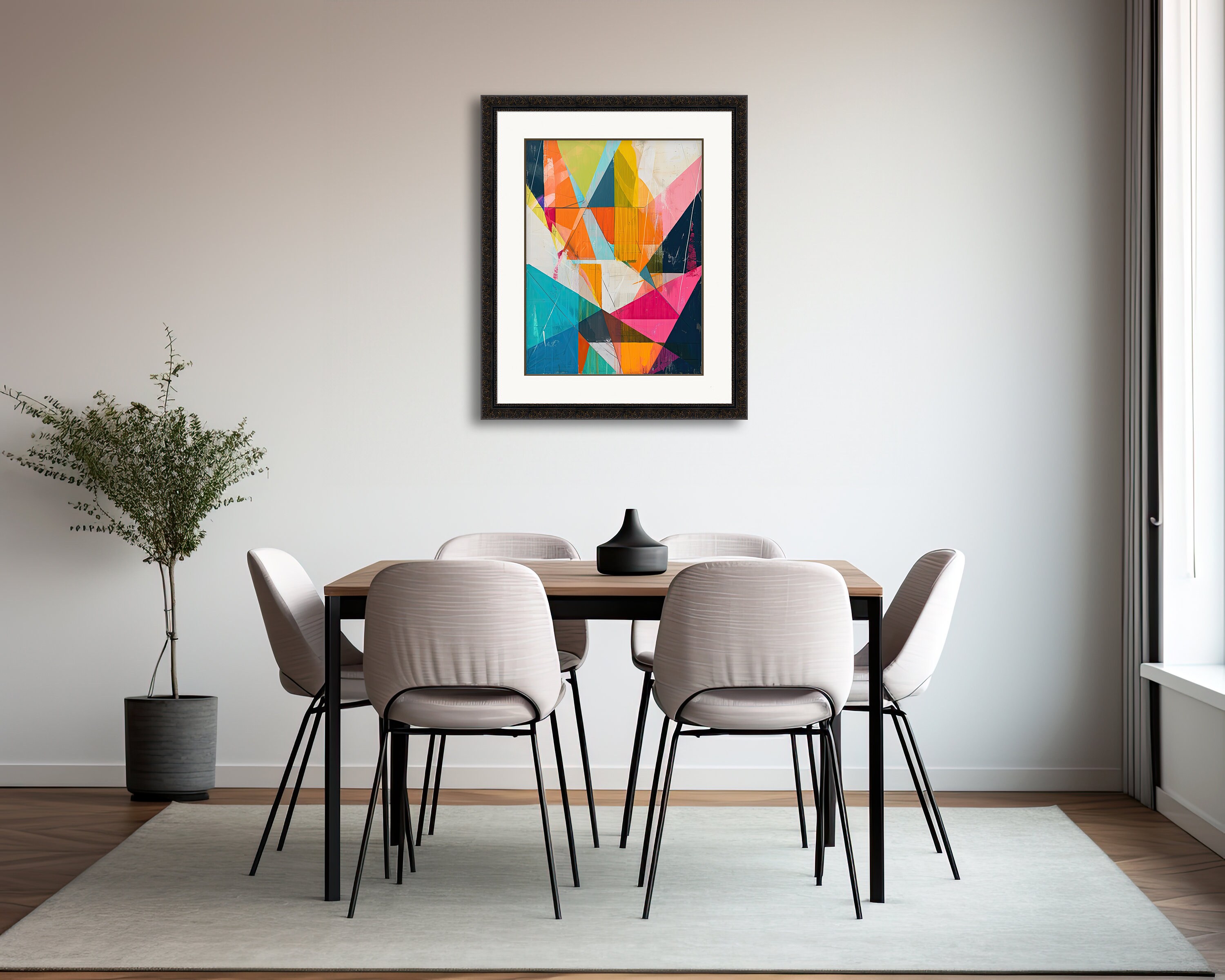 Series 4 of 9, Harmonic Dissonance A Study in Contrast and Balance Etsy