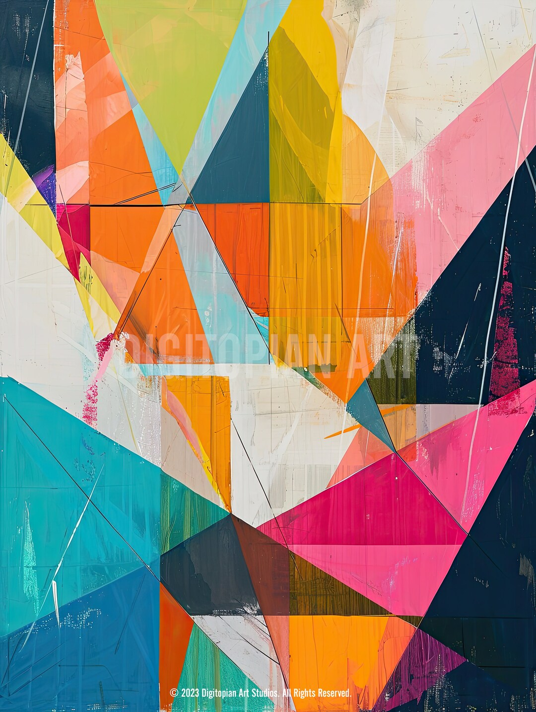 Series 4 of 9, Harmonic Dissonance A Study in Contrast and Balance Etsy