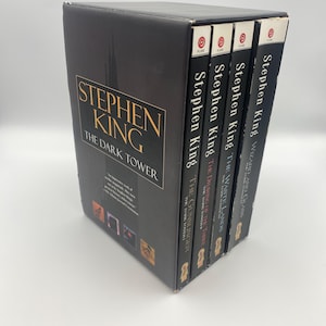 The Dark Tower The Gunslinger, Drawing Of The Three, The Waste lands, Wizard And Glass, Boxed Set Stephen King First Edition, First Printing