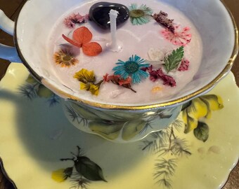 Ginger and Clove Scented Teacup Candle