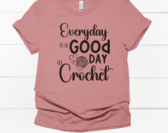 Camiseta para amantes del crochet: Regalo divertido para amantes del crochet, camiseta minimalista