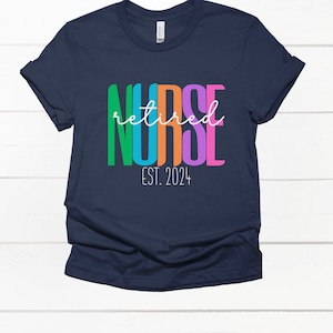 retired nurse tshirt gift idea custom nurse shirt retired shirt retirement gift for women nurse retirement shirt custom year retirement date