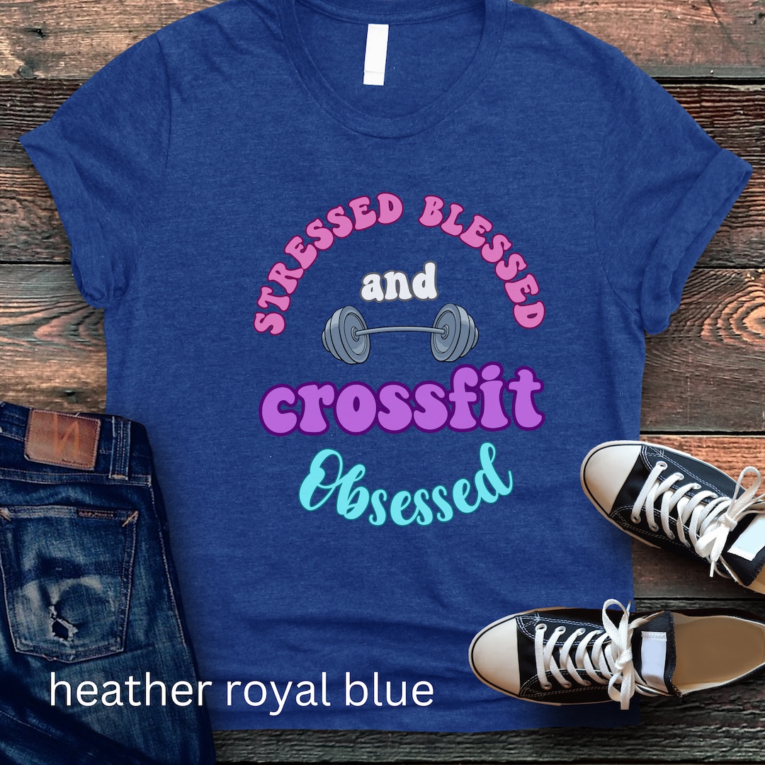 Crossfit Retro Tee Crossfit Obsessed Shirt Workout Shirt Fitness Lover ...