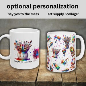 custom gift for artist painter mug art teacher gift idea painter coffee mug artist mug crafter drinkware teacher appreciation gift art lover