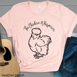 Chicken lover tshirt Chicken Whisperer silkie shirt chicken lover tee silkie chicken  women gift idea farm life chicken lady shirt mom gift