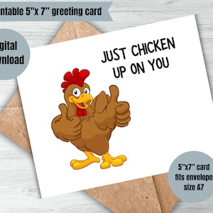 Digitale Grußkarte mit Huhn Jubiläumskarte Aufmunterung Karte Gute Laune Karte Aufmunterung Karte Gute Laune Karte Gute Laune Karte