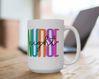Personalized Nurse Mug, Custom Specialty Coffee Cup