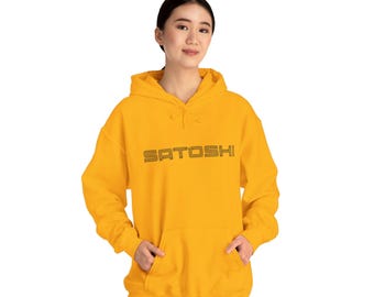 Satoshi Bitcoin Cryptocurrency Unisex Heavy Blend™ Hooded Sweatshirt crypto