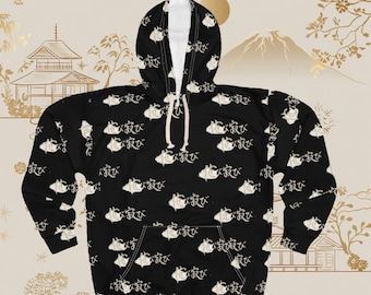 Sudadera con capucha Kanji japonesa Wabi-Sabi