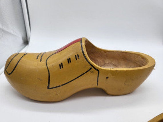 Collectible Handcrafted Dutch Clogs - Solid Wood … - image 7