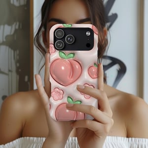 Peaches iPhone case - Etsy 日本