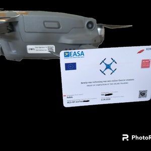 Custom Made NL Drone Licentie License FAA + NFC