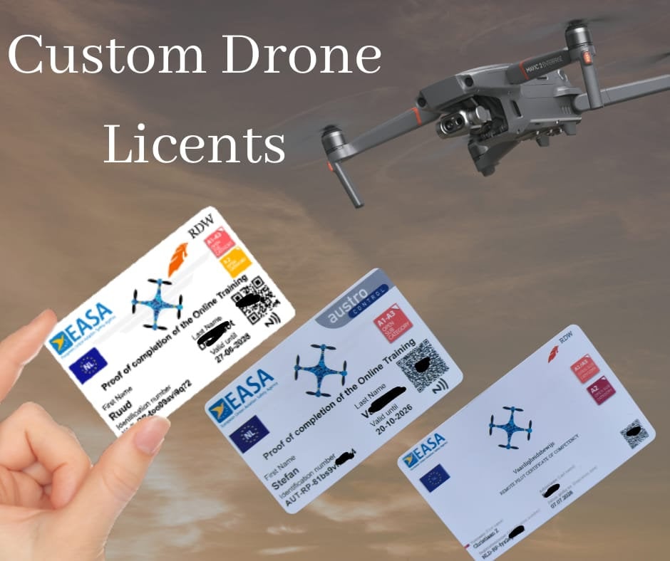 Aufkleber Kennzeichnung 25x9mm für Drohne Flugobjekt UAS