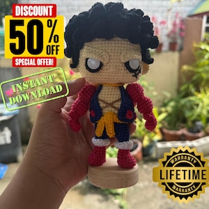 luffy,gear4,onepiece Anime,Spielzeug,anime Geschenke,anime doll Muster,Häkelanleitungen,Amigurumi,Amigurumi Häkelanleitung,Plüschtier