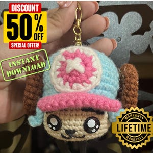 Chopper,onepiece anime,toys,anime gifts,anime doll pattern,crochet patterns,crochet,amigurumi,amigurumi crochet pattern, plushie