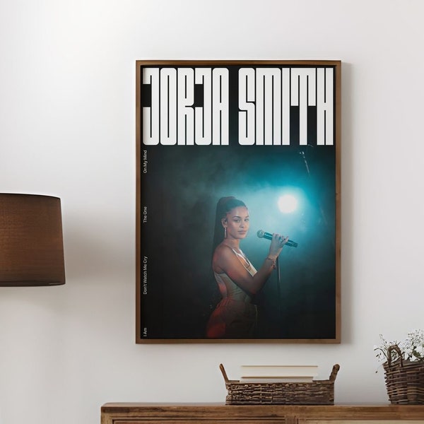 Poster Jorja Smith Wall Art Jorja Smith Gallery Art Jorja Smith Decoration Jorja Smith Print Poster Jorja Smith Gift Jorja Smith Merch