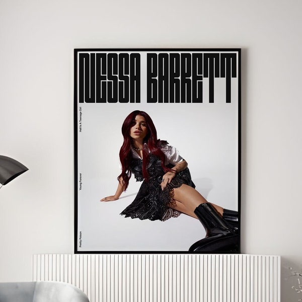 Affiche Nessa Barret Merch Nessa Barret Impression Nessa Barret Art mural Nessa Barret Album Nessa Barret affiche Nessa Barret Decor impression Nessa