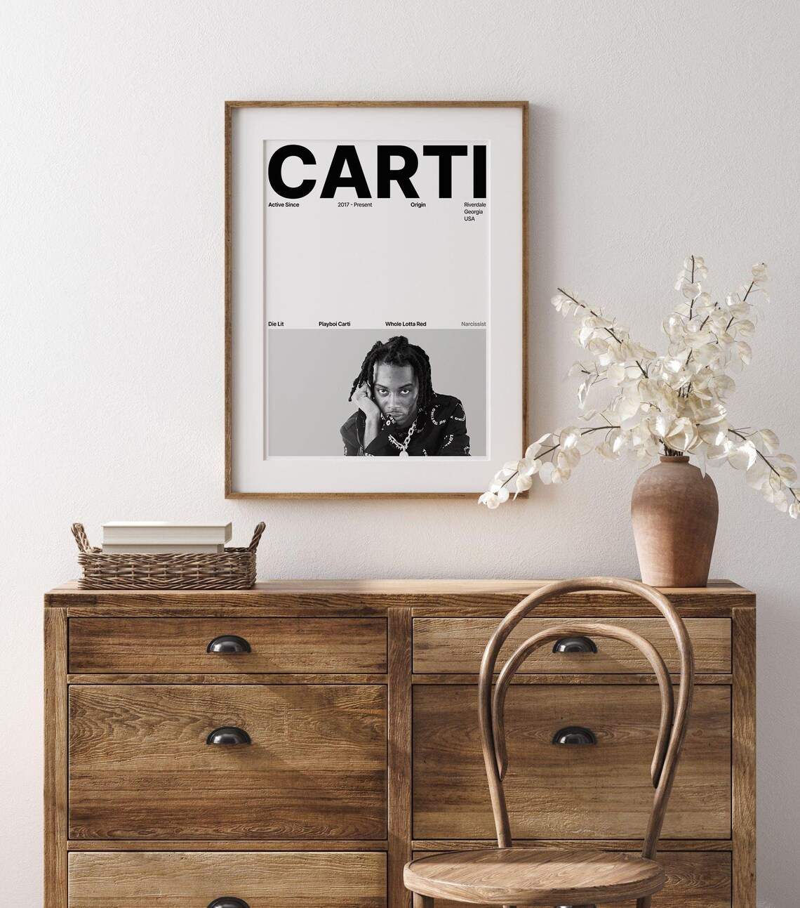 Playboi Carti Wall Art Poster Carti Cover Art Hypebeast Carti Rapper