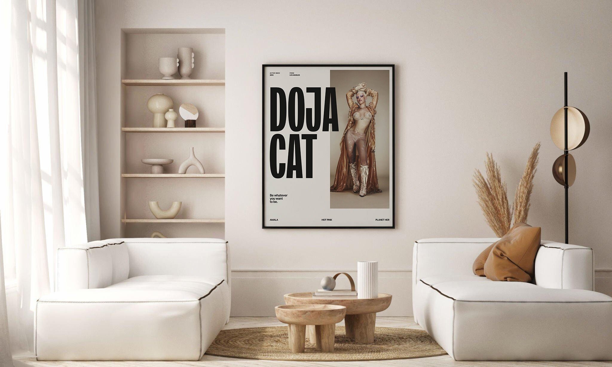 Doja Cat Wall Art Poster Doja Cat Singer Poster Wall Art Doja Etsy
