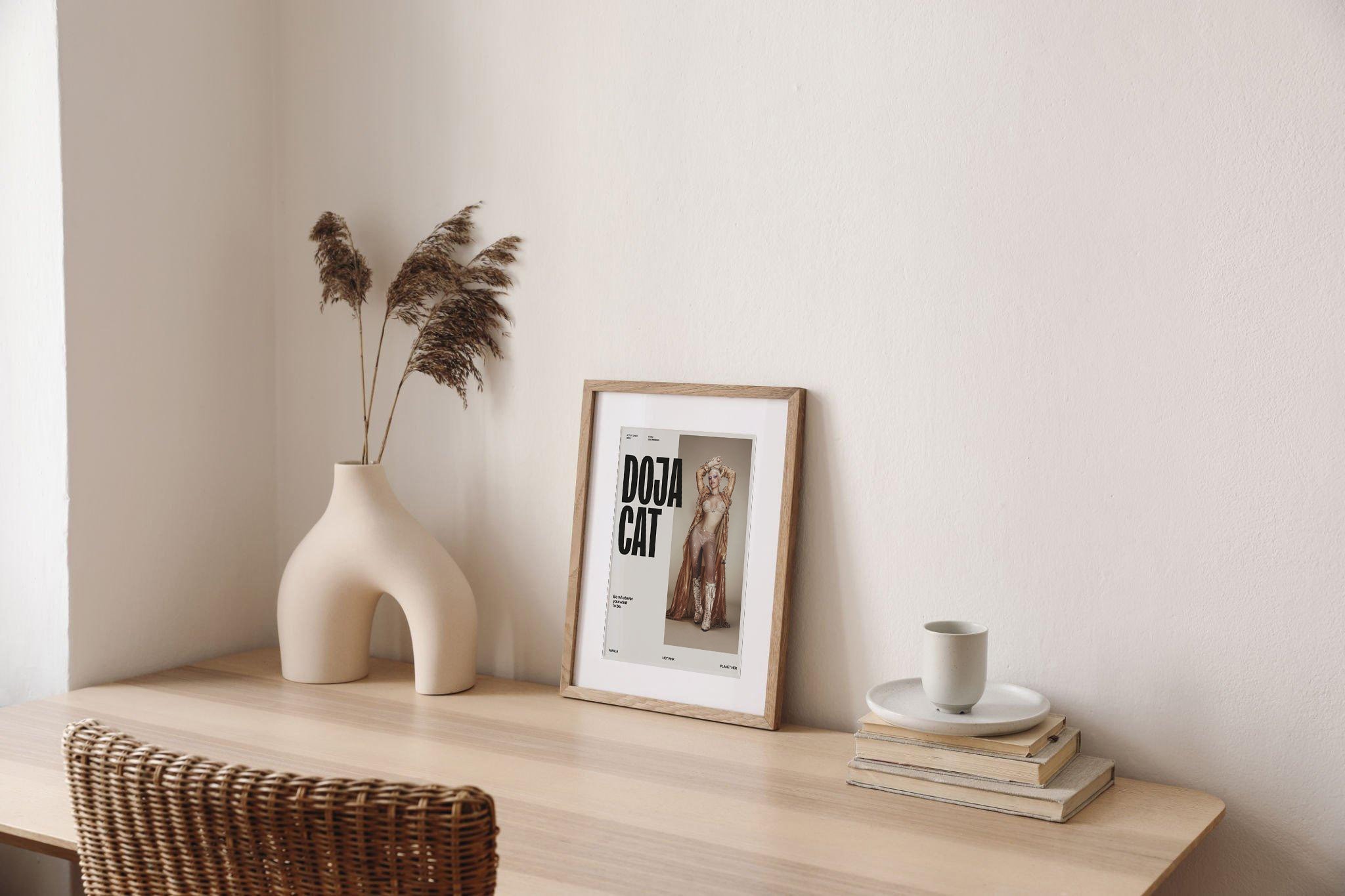 Doja Cat Wall Art Poster Doja Cat Singer Poster Wall Art Doja Etsy