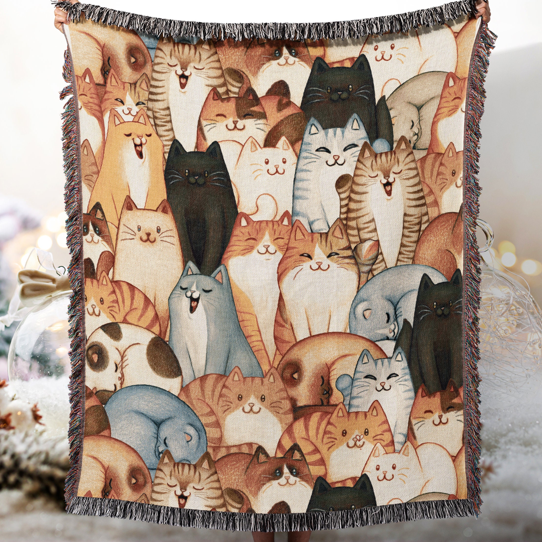 Throws with cats on them hotsell