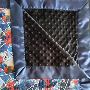 Spider-Man Minky Blanket - Minky Baby Blanket