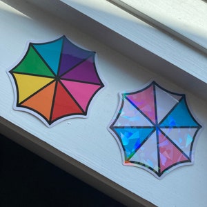 Resident Evil Umbrella Corp. Logo as pride flags Stickers! *Ready to ship*