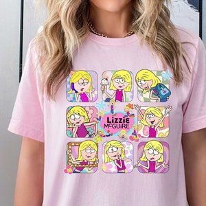 Lizzie McGuire Shirt, Disney Lizzie McGuire Cartoon Shirt, Cartoon Lizzie McGuire Shirt, Disney Lizzie Shirt, Lizzie McGuire Disney Shirt