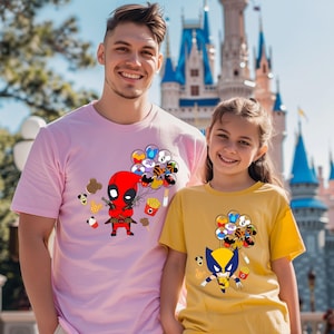 Deadpool With Disney Snacks Shirt, Deadpool Shirt, Deadpool With Balloons Shirt, Disney Deadpool Snacks Tee, Deadpool Shirt For Disney Trip