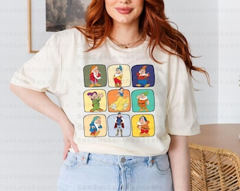 Snow White And Seven Dwarf Disney Shirt, Prince Florian - Snow White - 7 Dwarf Shirt, Disney Princess Snow White Shirt, Seven Dwarf Tee