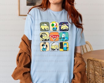 Cars Movie Guido And Luigi Disney Shirt, Cars Luigi Shirt, Cars Guido Shirt, Disney Shirt With Luigi And Guido Characters Of The Movie Cars