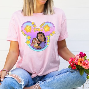 Disney Wish Asha and Valentino Shirt, Goat and Asha Disney Wish Shirt, Asha Valentino and Star Shirt, Disney Wish Movie Shirt, Asha and Goat