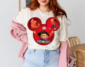 Turning Red Disney Shirt, Panda Meilin Shirt, Disney Red Panda Tee, Mei Lee Shirt, Disney Turning Red Shirt, Disney Turning Red Movie Shirt
