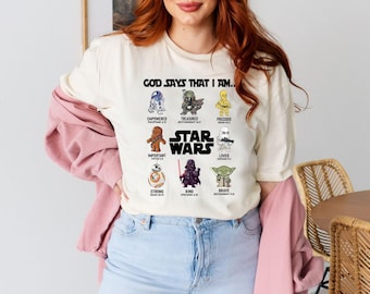 Star Wars Christian Shirt: "God Says That I Am..."