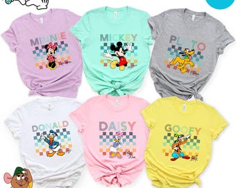 Disney Mickey and Friends Shirt Group Shirt, Mickey Mouse, Minnie Mouse, Donald Duck, Daisy Duck, Disney Pluto Shirt, Disney Goofy Shirt